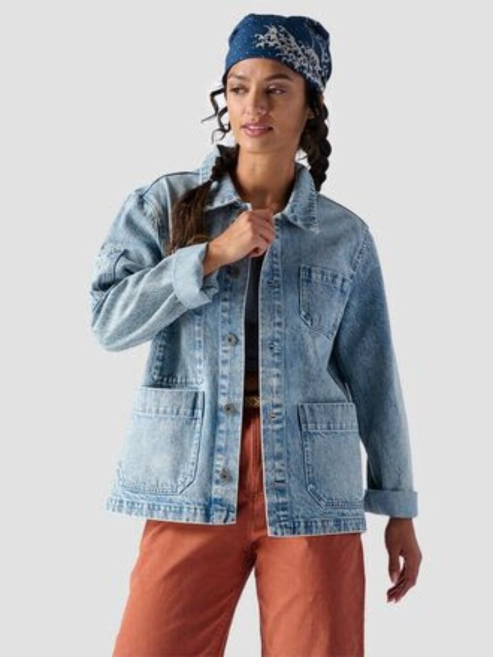 Like New Size Medium Denim Chore Jacket